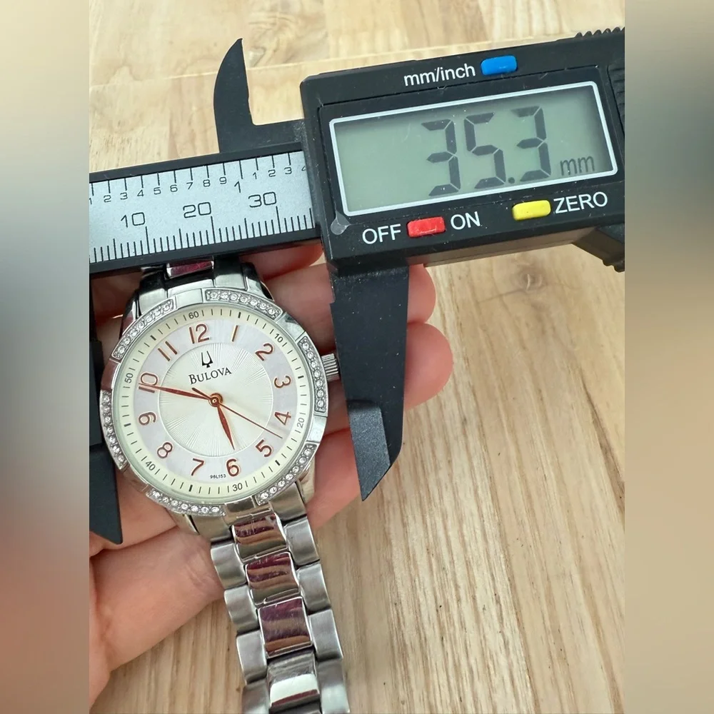 Bulova ladies stainless steel